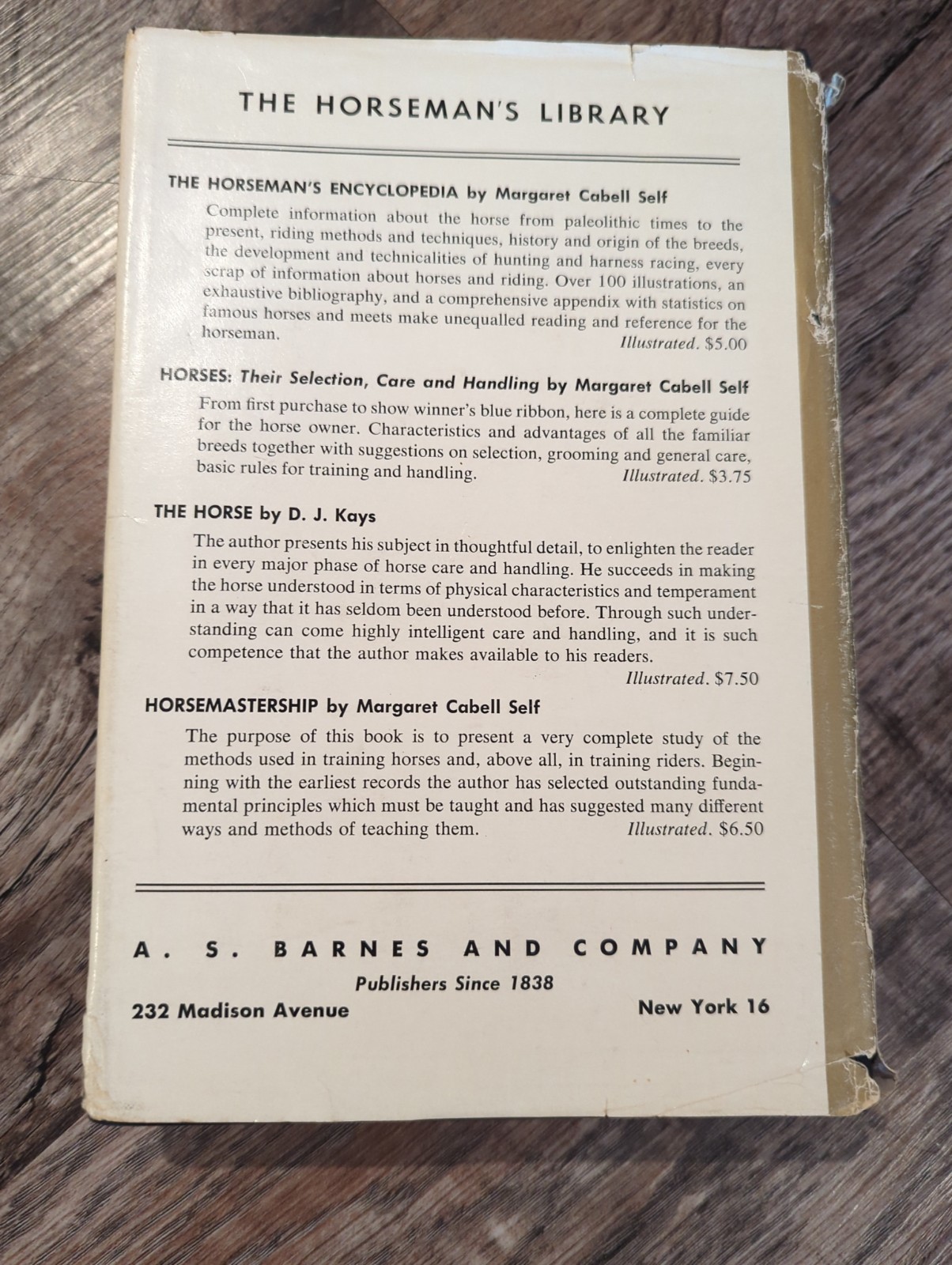 The Arabian Horse in America – 1957 by Dr. George H. Conn