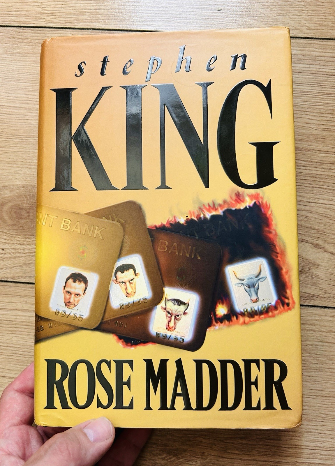 Stephen King ROSE MADDER 1st UK 1st Print 1995 Signed Hardcover Hodder Rare