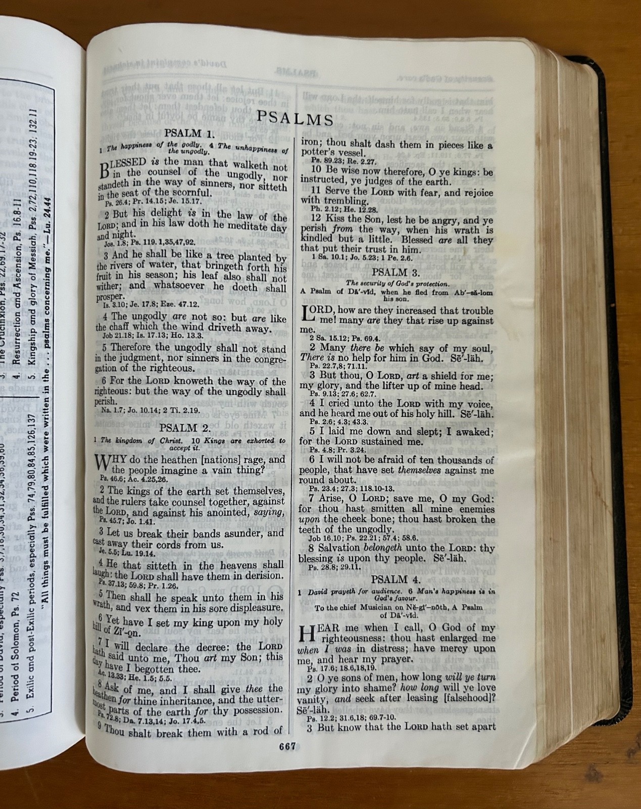 1966 KJV Dickson New Analytical Indexed Edition Bible Black Leather No Writing