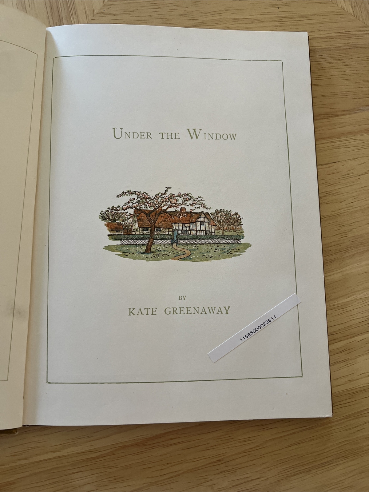 Under The Window Kate Greenaway Ex Lib Printed In Great Britain Frederick Warne