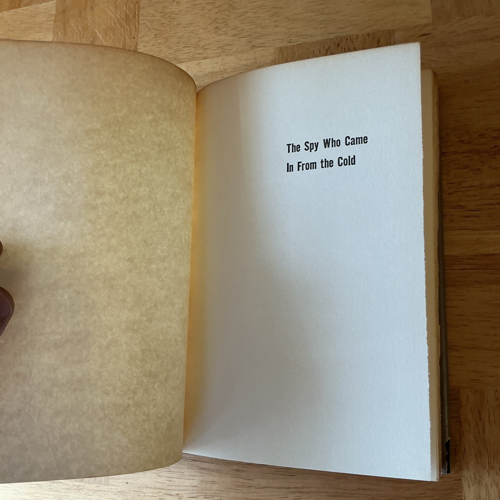 1964 1st US – The Spy Who Came In From The Cold HC/DJ John Le Carre Espionage