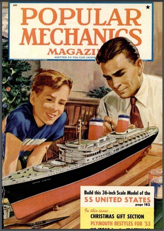 POPULAR MECHANICS 1950S MAGAZINE 120 Select Issue Collection On USB Thumb Drive