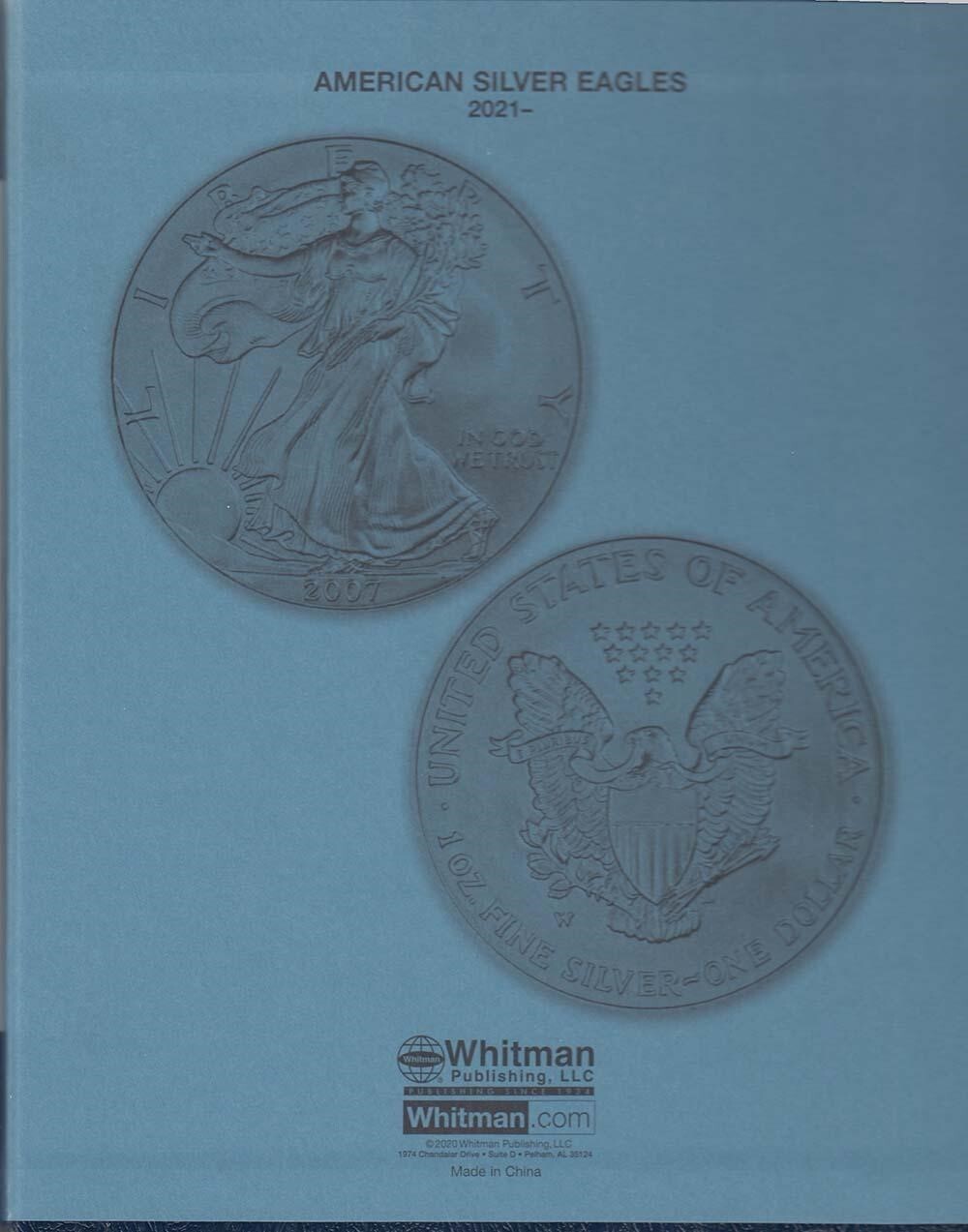 2 Albums For American Silver Eagle Dollar Coins Whitman 1986 2024 Christmas Gift