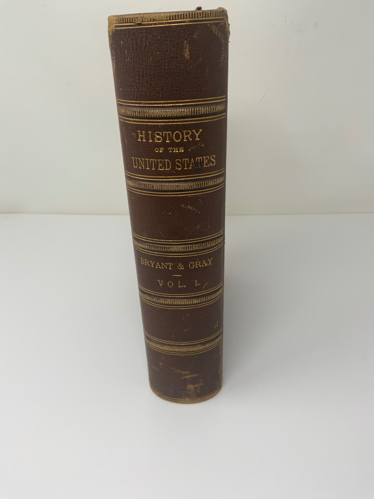 Antique Book History Of The United States Bryant & Gray VOL.1 1881 Edition