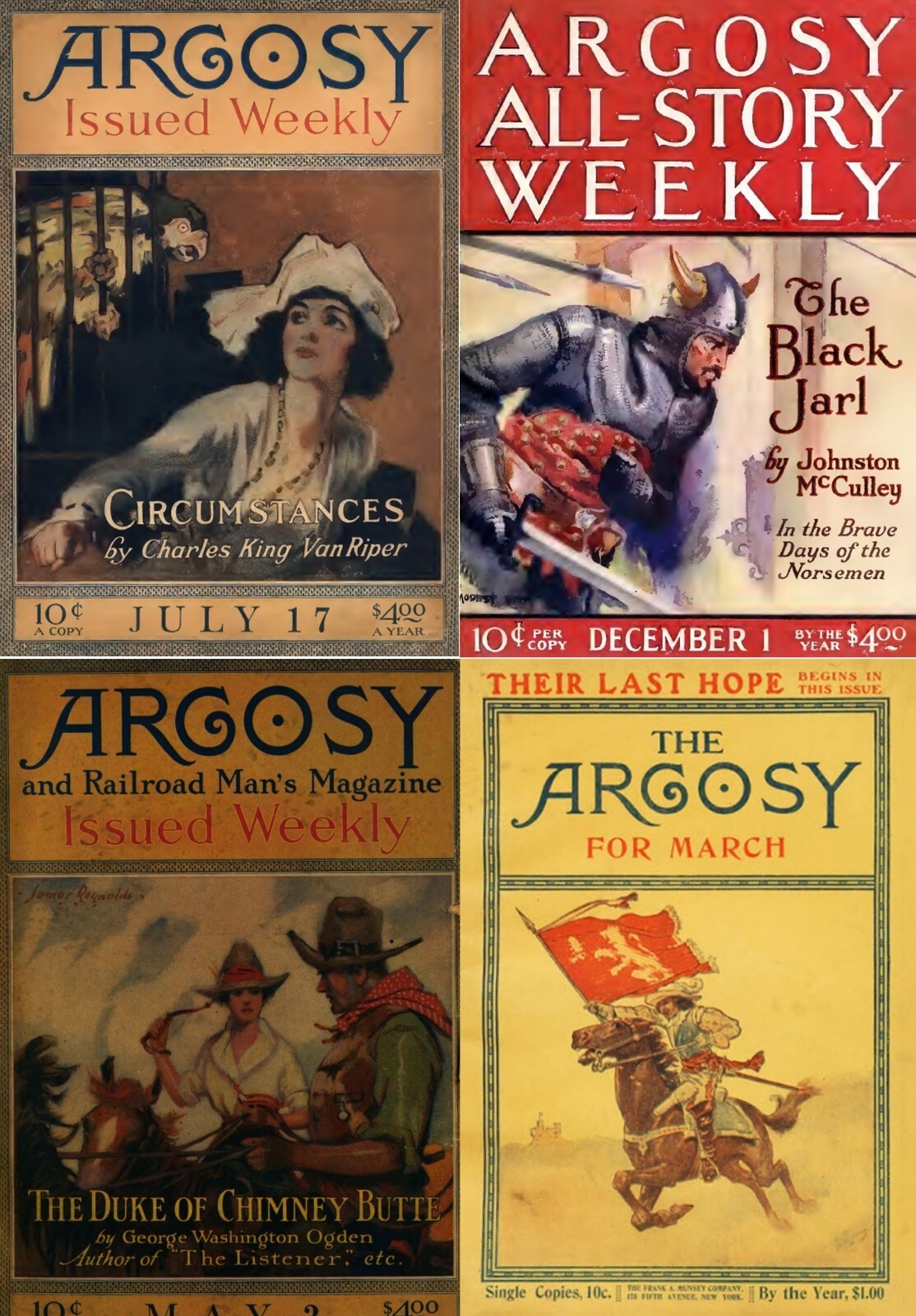 66 Old Issues of The Argosy – Stories of Life Love & Adventure Magazine DVD