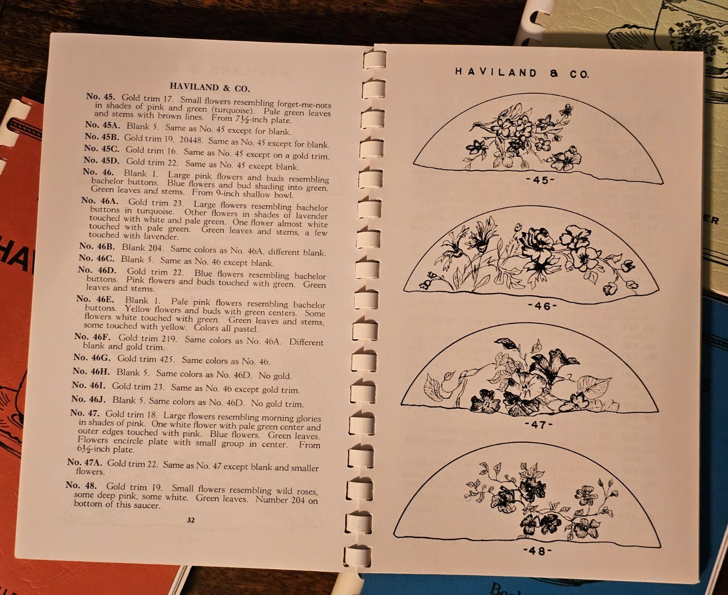 VTG 200 PATTERNS OF HAVILAND CHINA – ARLENE SCHLEIGER BOOK I II III IV Books 1-4