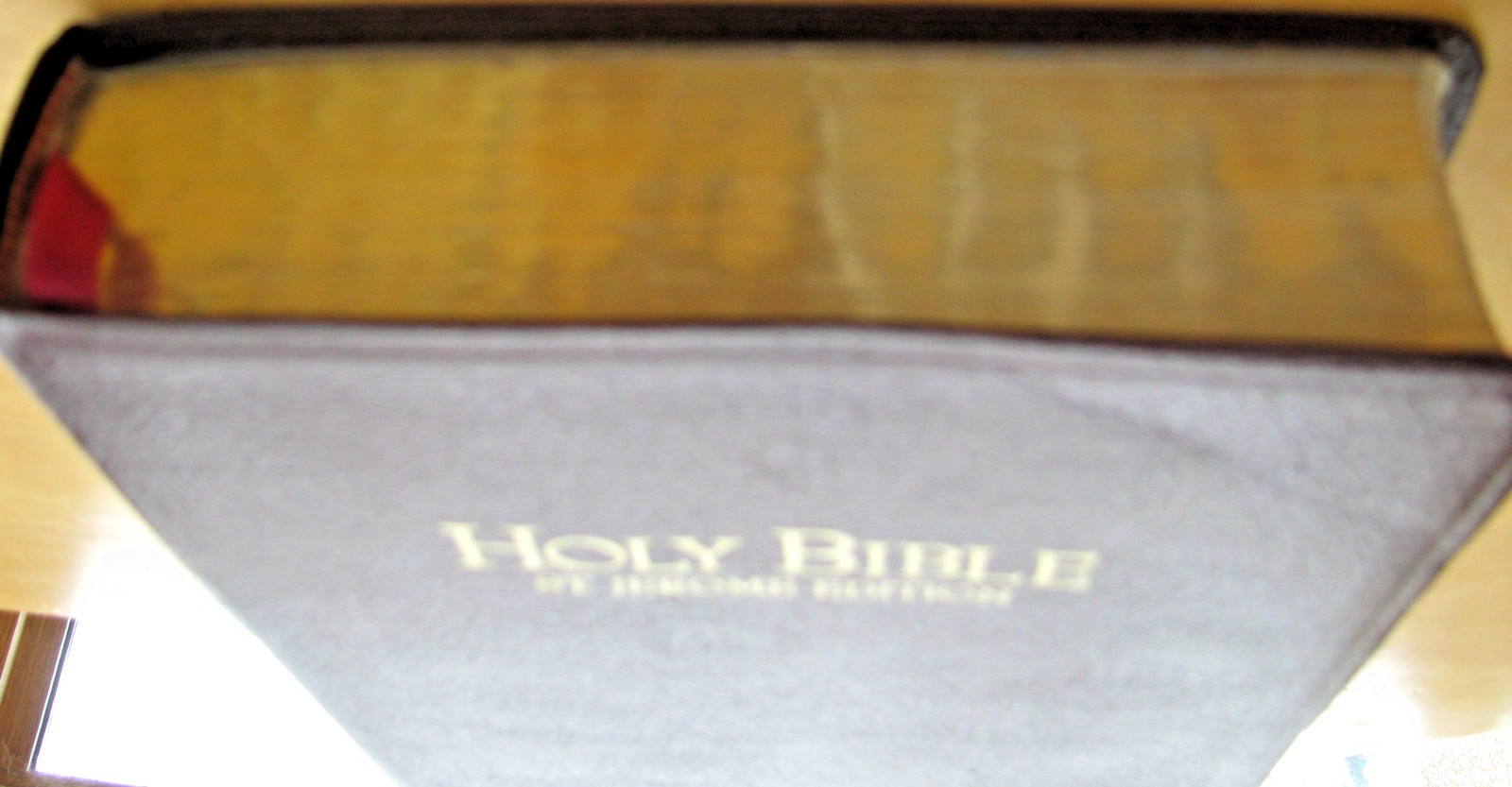 The New Catholic Study Bible St Jerome Ed Burgundy Bonded Leather Thumb Tab 1985
