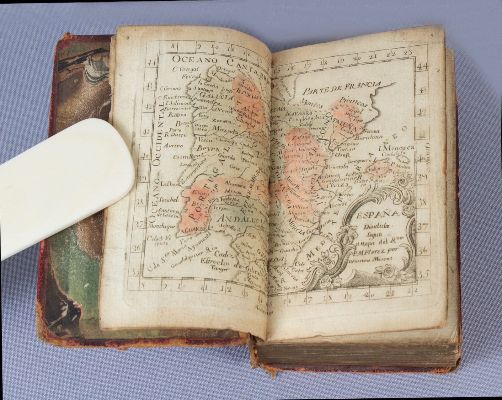 Spanish ALMANACK 1797 With Map – Kalendario Manual + Forasteros – MADRID Espana