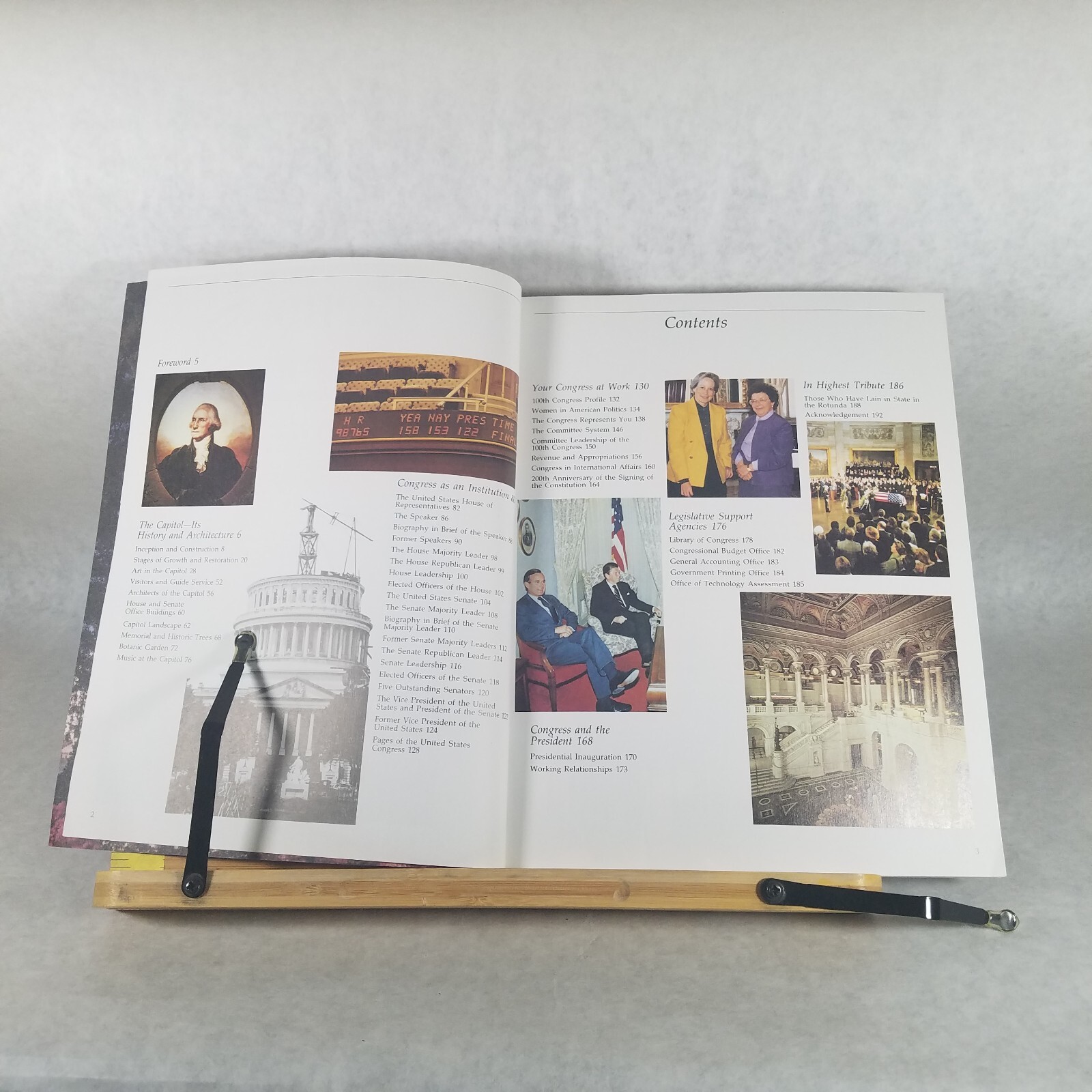 The Capitol – 100th Congress Pictorial History 1983 Autographed by Marilyn Lloyd