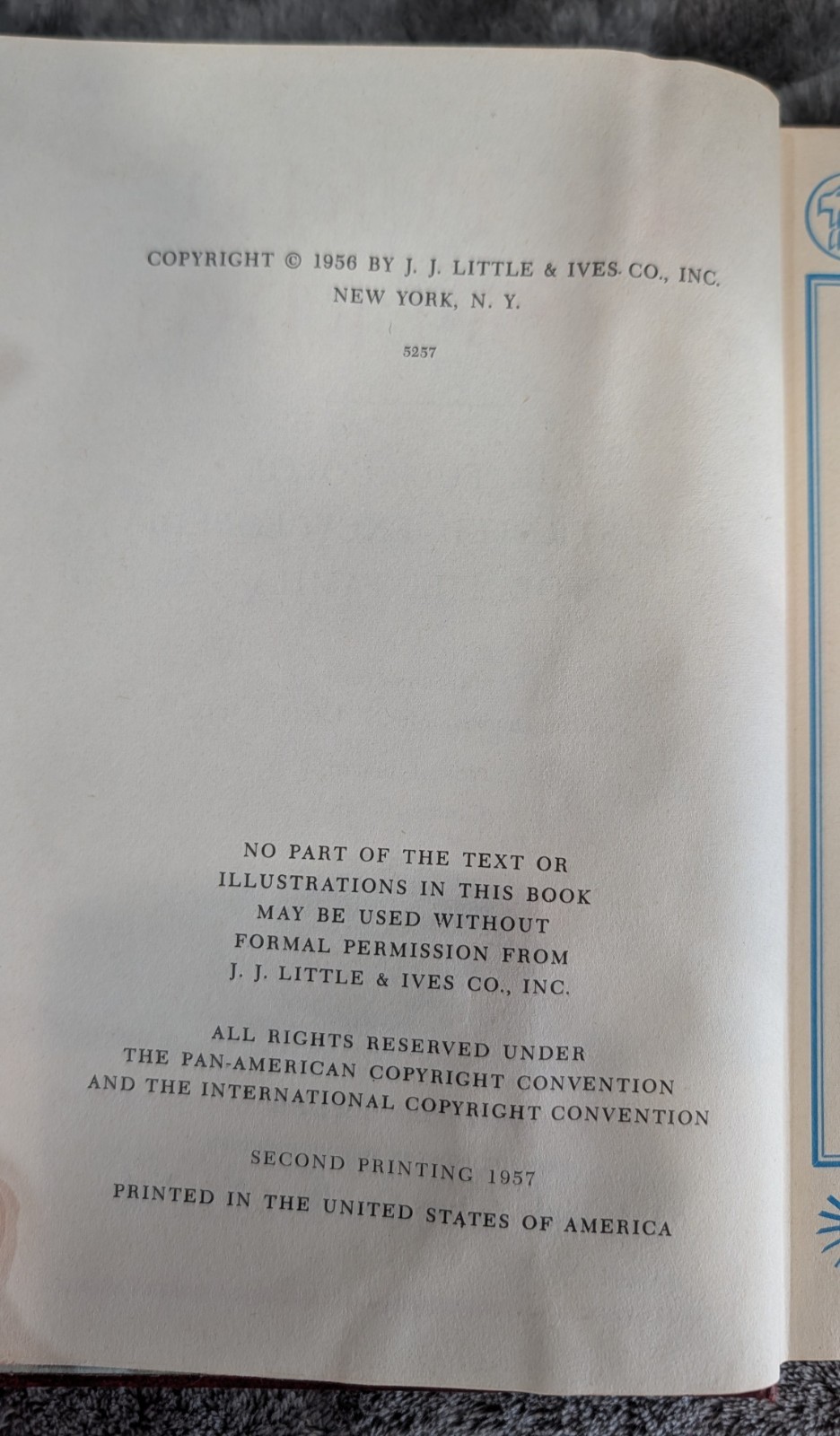 1957, J.J. Little & Ives Pictured Knowledge, Color Encyclopedia, Vol 3 2nd Print
