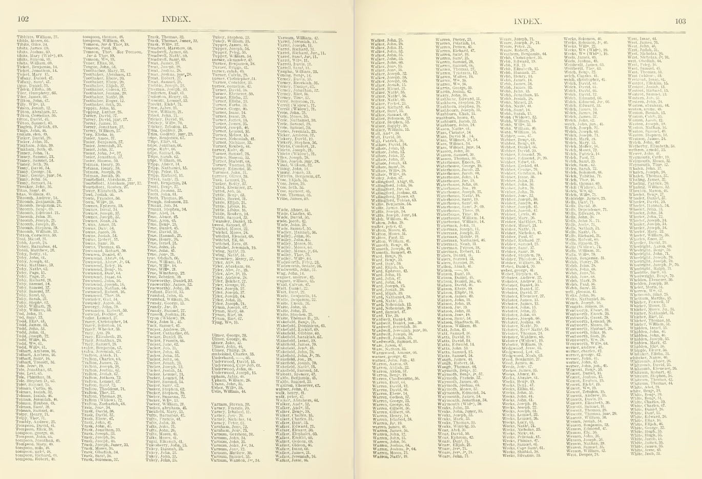 United Stated First Census Taken in 1790 – Heads of Families – 12 Records on DVD