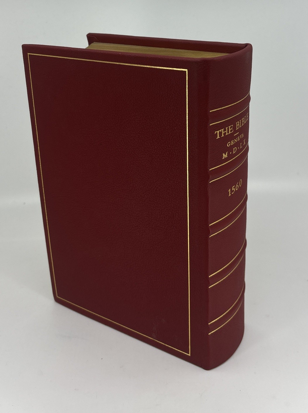 Geneva Bible of 1560 Leather Bound Fascimile Edition 2020 FINE