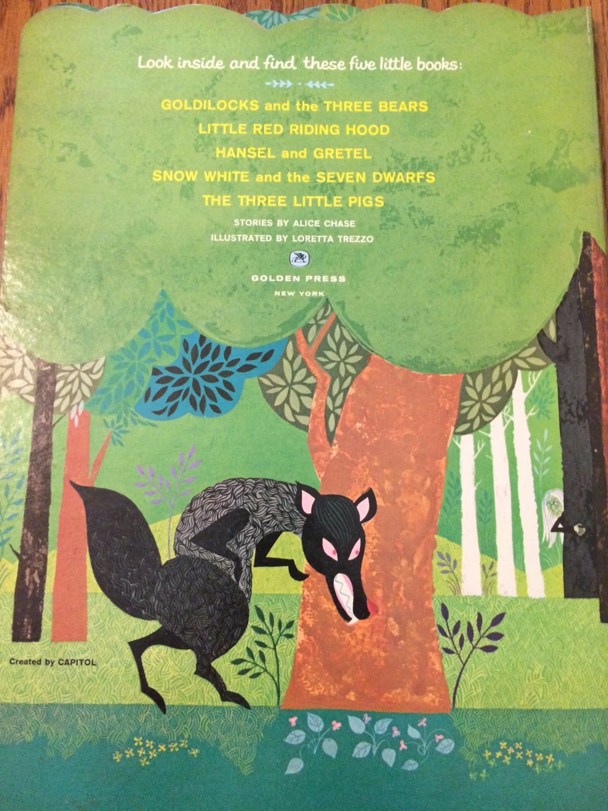 The Enchanted Forest Vintage Children’s Golden Look-Inside Board Book 1964