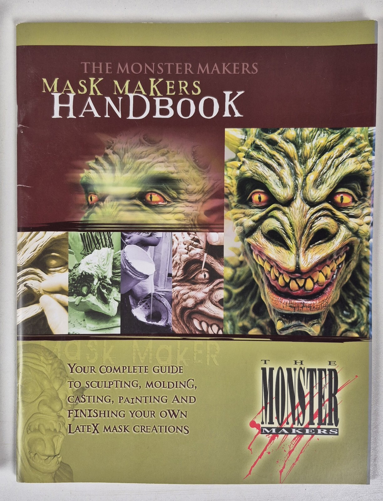 Two Books Monster Makers Mask Makers Handbook Complete Guide Prop Builders