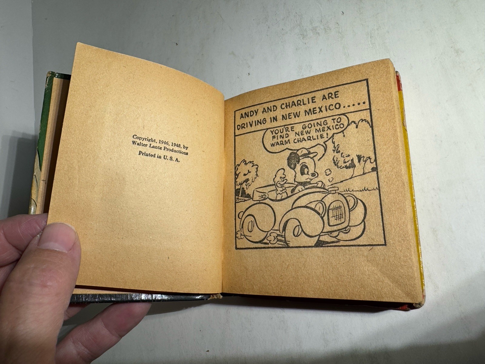 Andy Panda in the City of Ice 1948 Big Better Little Book All Pictures Comic