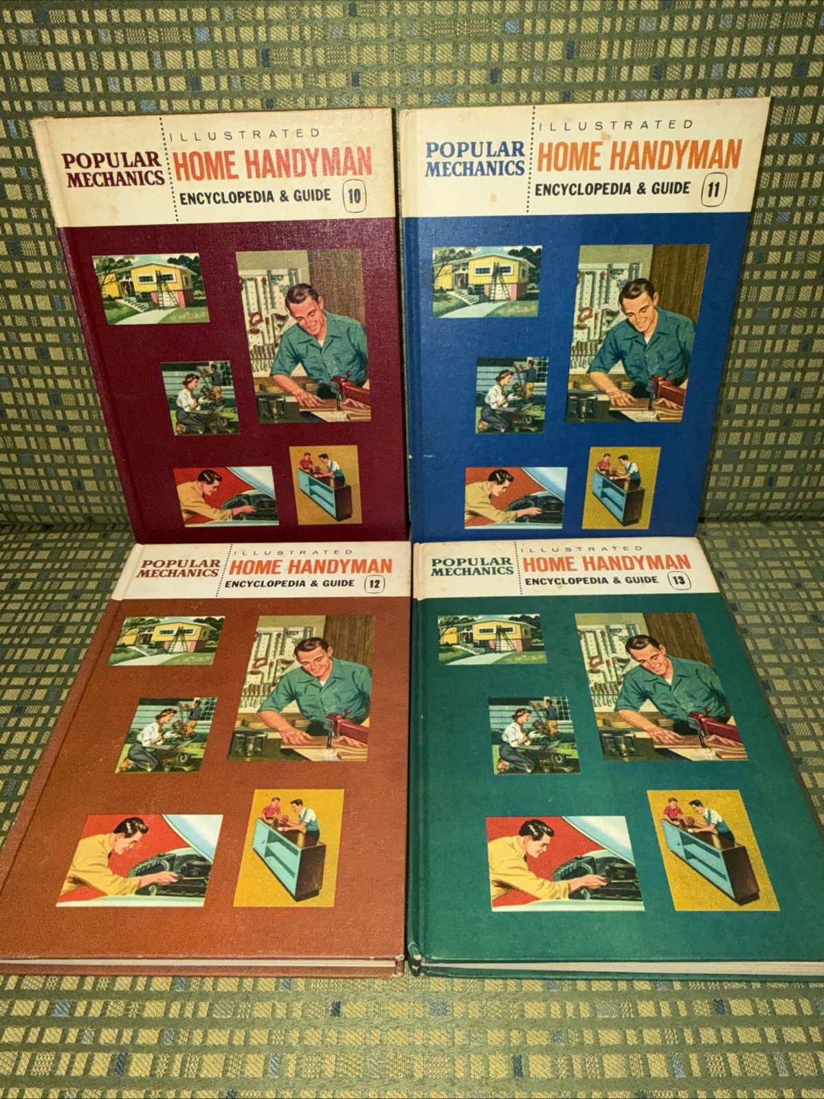 1961 Popular Mechanics Home Handyman Encyclopedia & Guide – Missing 2/16 Books