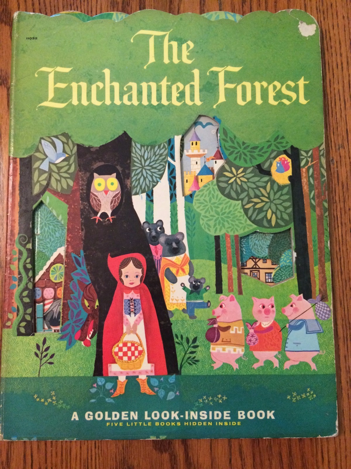 The Enchanted Forest Vintage Children’s Golden Look-Inside Board Book 1964
