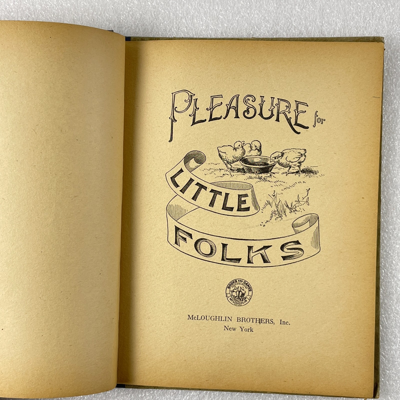 Pleasure for Little Folks – McLoughlin Bros [c. 1905] – Holly Leaf Series – Fair