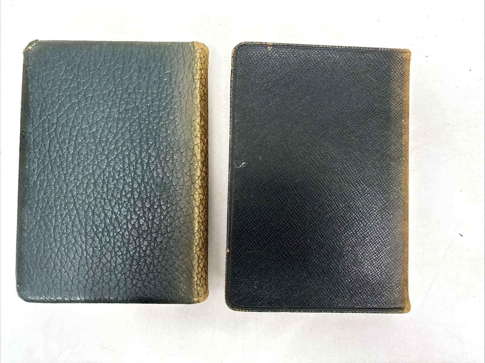 Distressed Old Faux Leather Poetry Books for Decoration. 16.5cm shelf space.