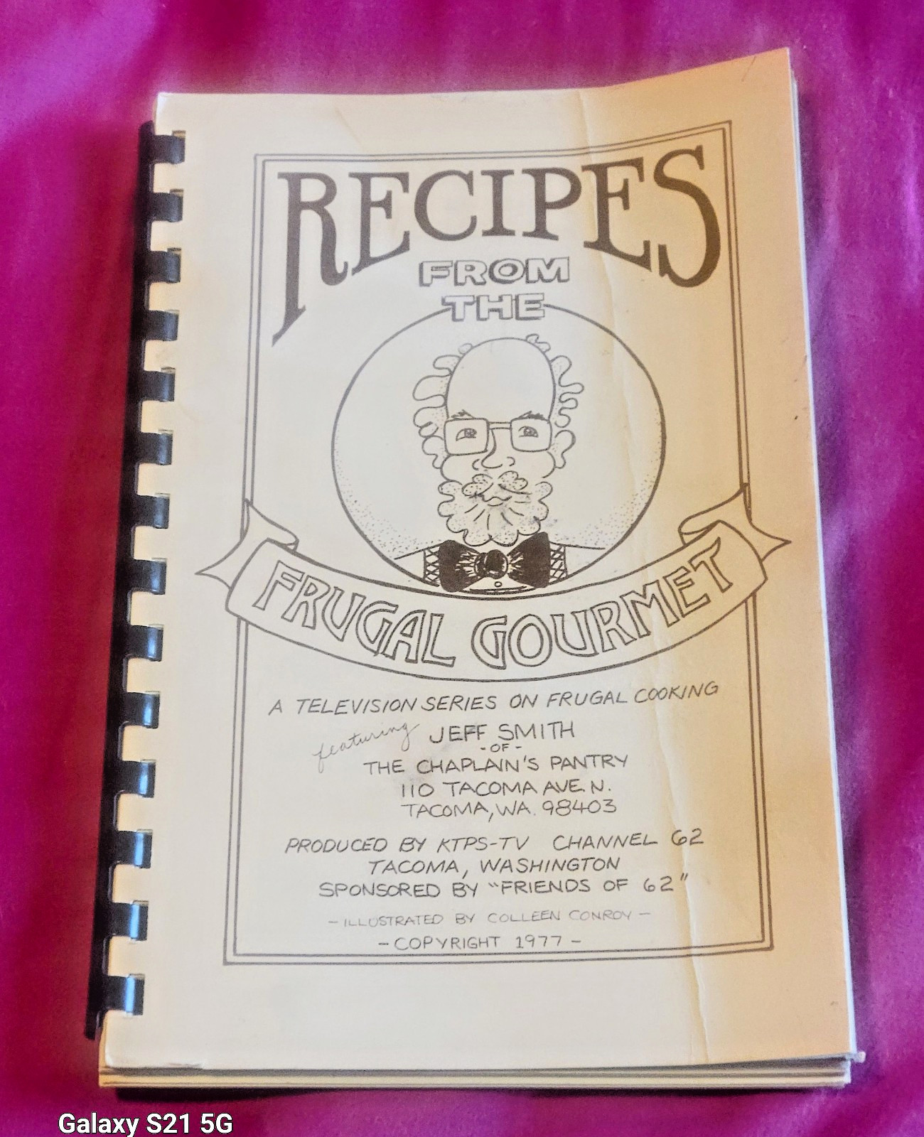 Rare 1977 Original Recipes from the Frugal Gourmet – Jeff Smith (KTPS Tacoma)