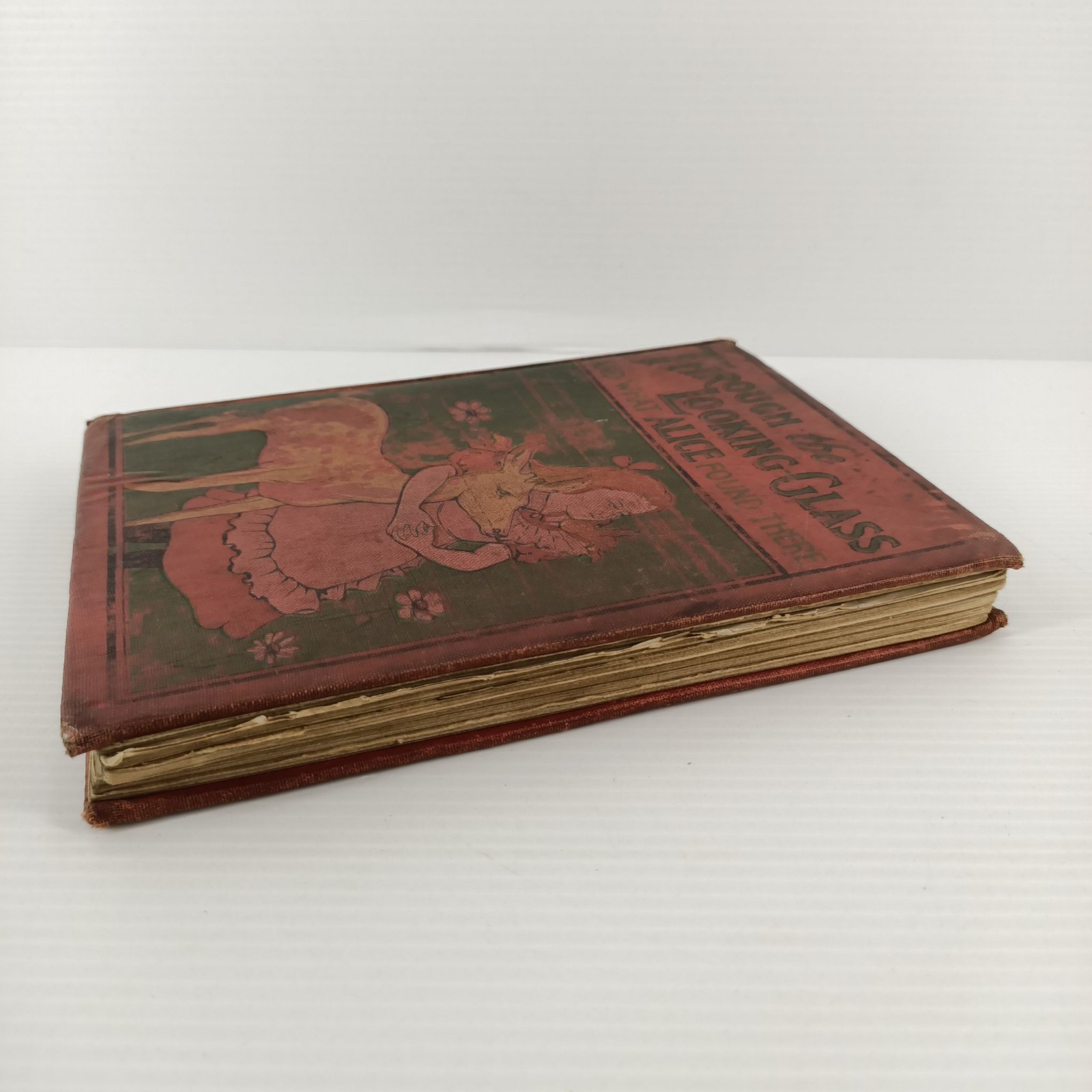 Lewis Carroll Through The Looking-Glass c1899 Inscribed Illustrated Plates Book