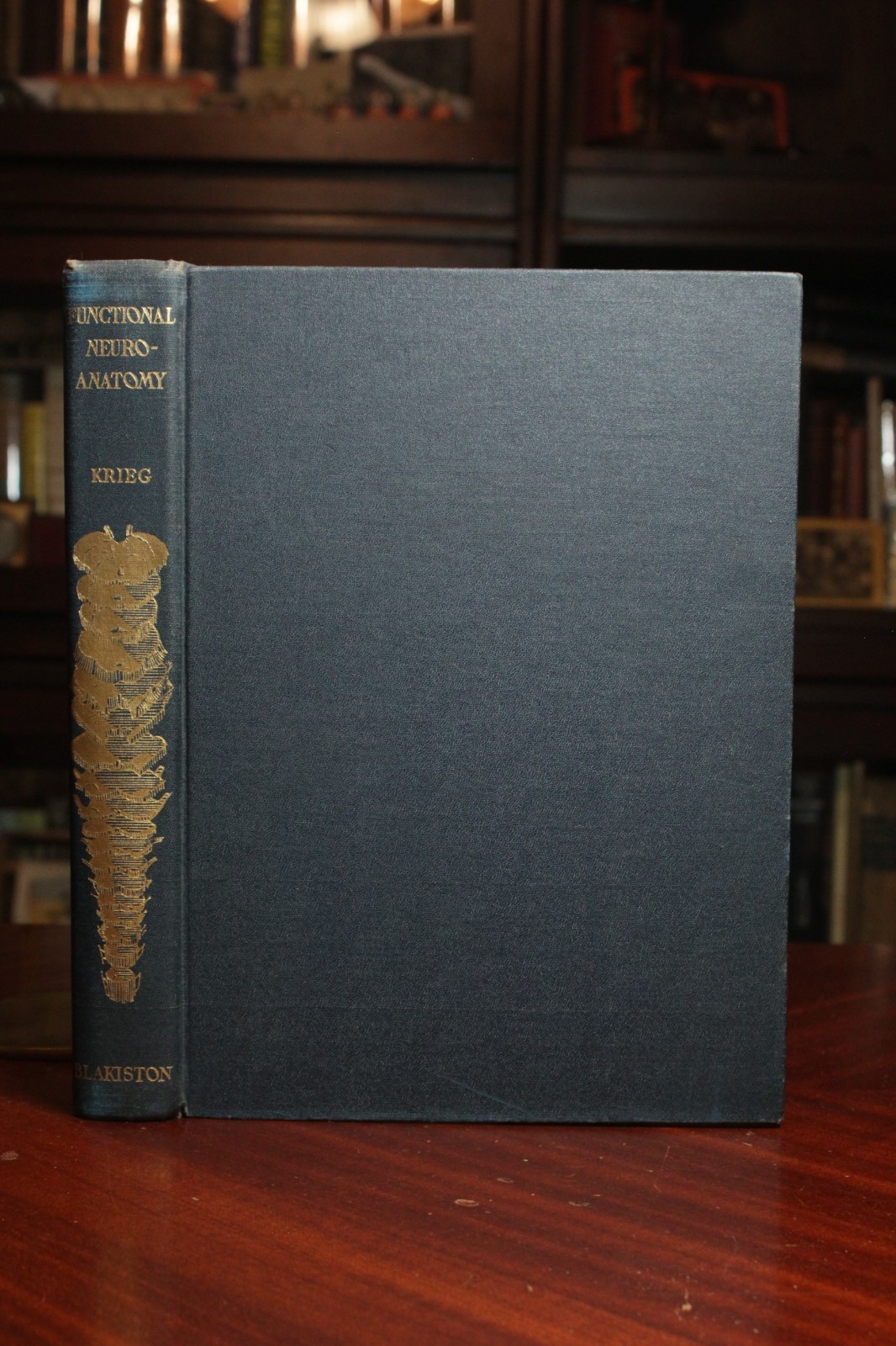 Functional Neuroanatomy Wendell J.S. Krieg 1942 Illustrated VG