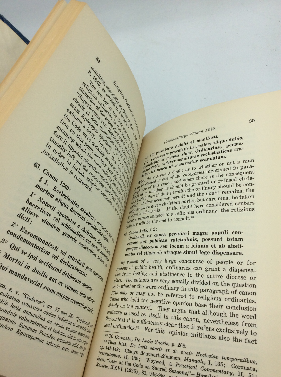 RELIGIOUS ORDINARIES AND CANON 198 by Michael James Keene – 1942 – vintage