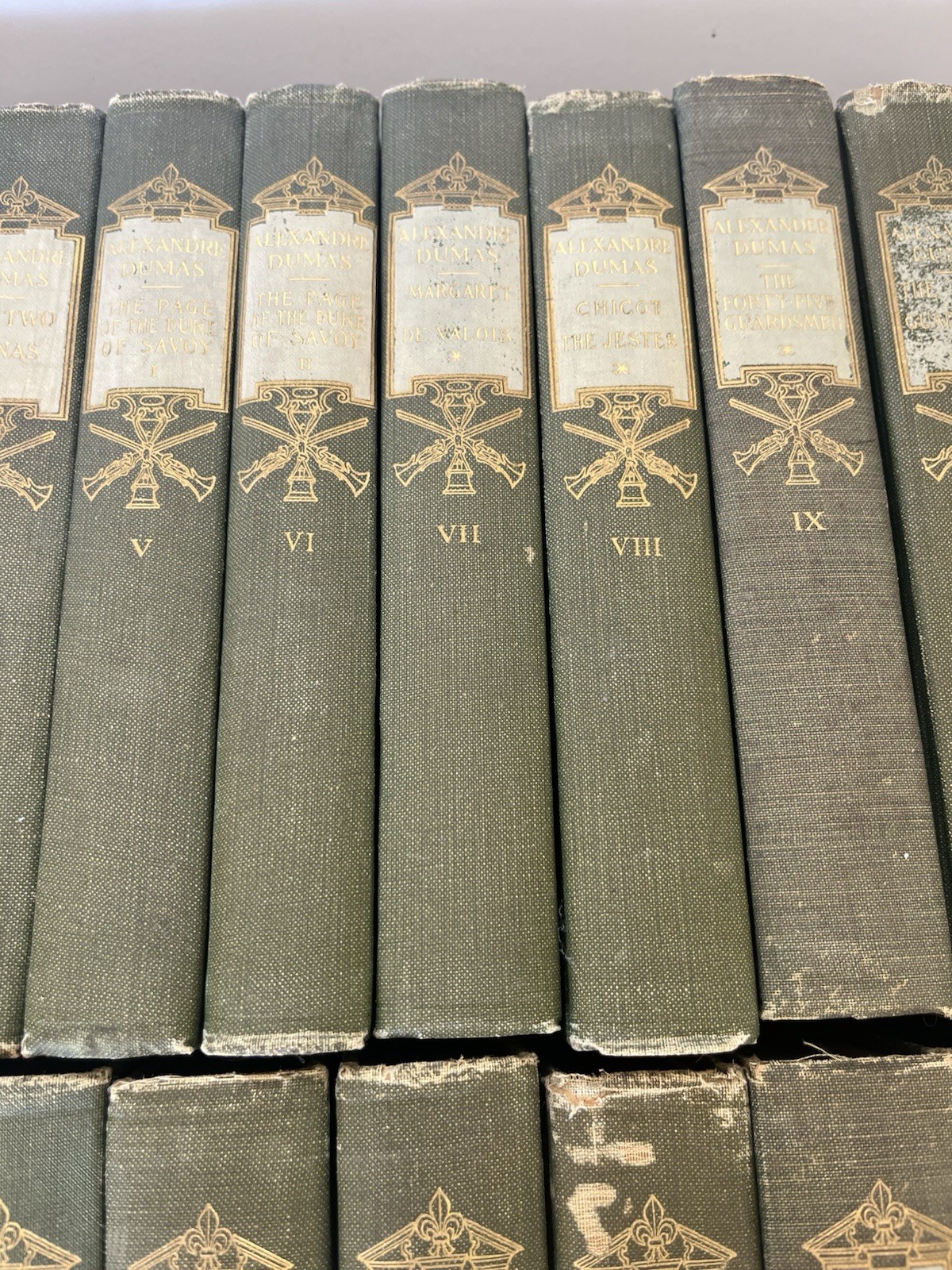 The Romances Of Alexandre Dumas 25 Vol/HC 1910 PF Collier Son