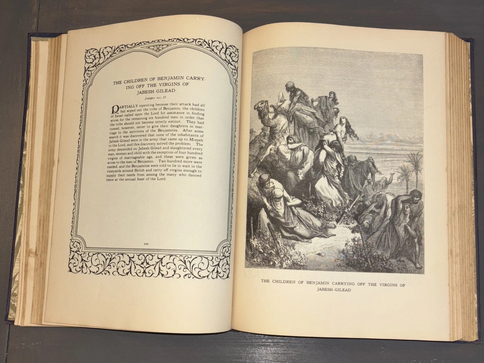 1934 The Bible in Pictures by Gustave Dore *ROYCROFT First Edition*