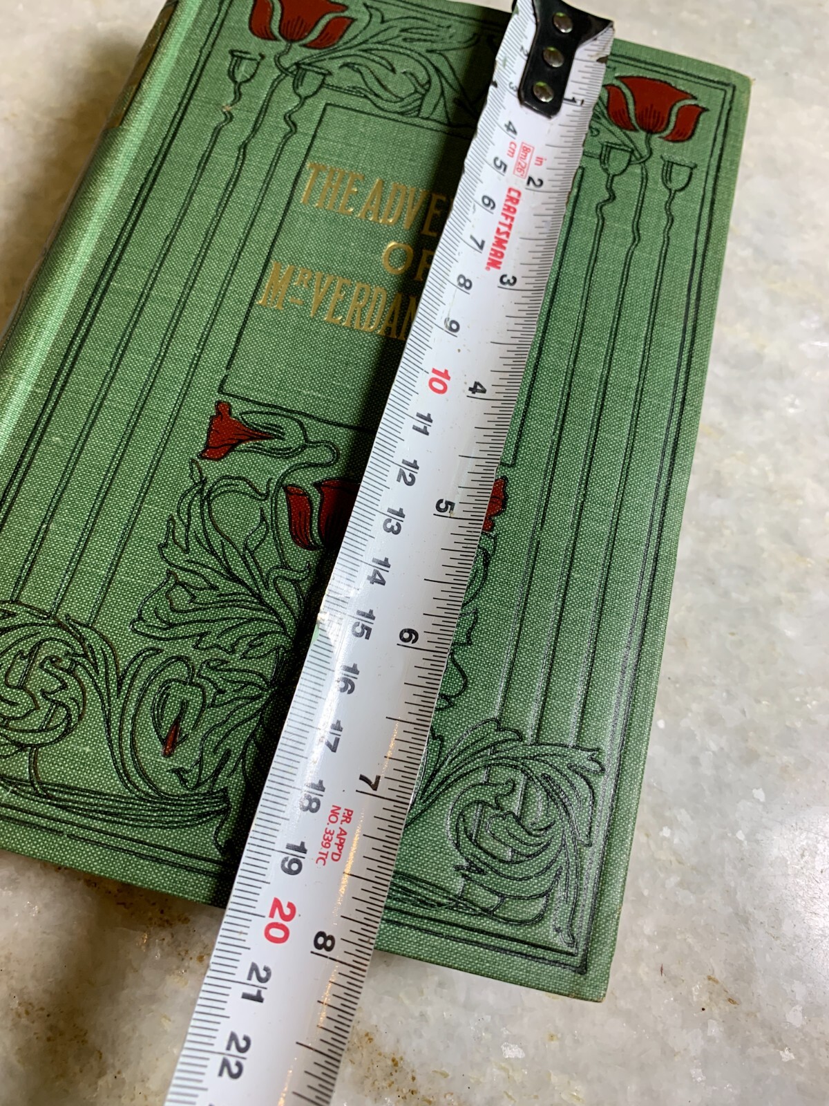 Antique Victorian Ornate Gilded Embossed Book The Adventures of Mr Verdant Green