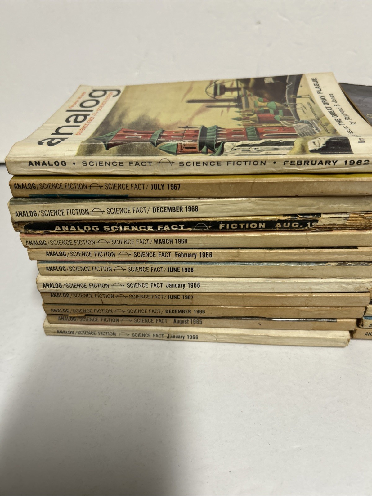 Analog Science Fiction Magazine 1960’s Vtg Lot Of 24 1961-68