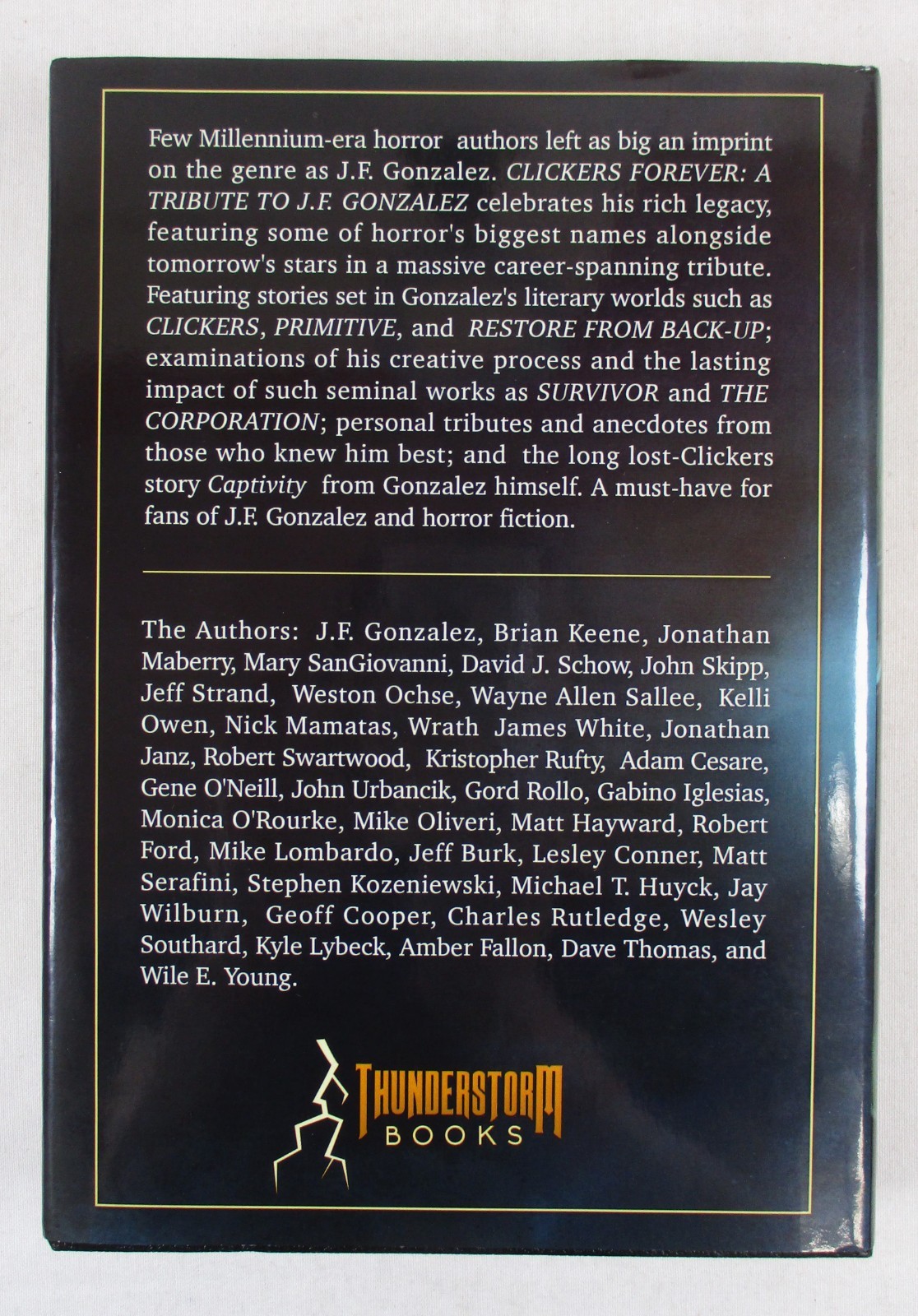 SIGNED x40! LIMITED “Clickers Forever: A Tribute to J.F. Gonzalez” Keene 2018 DJ