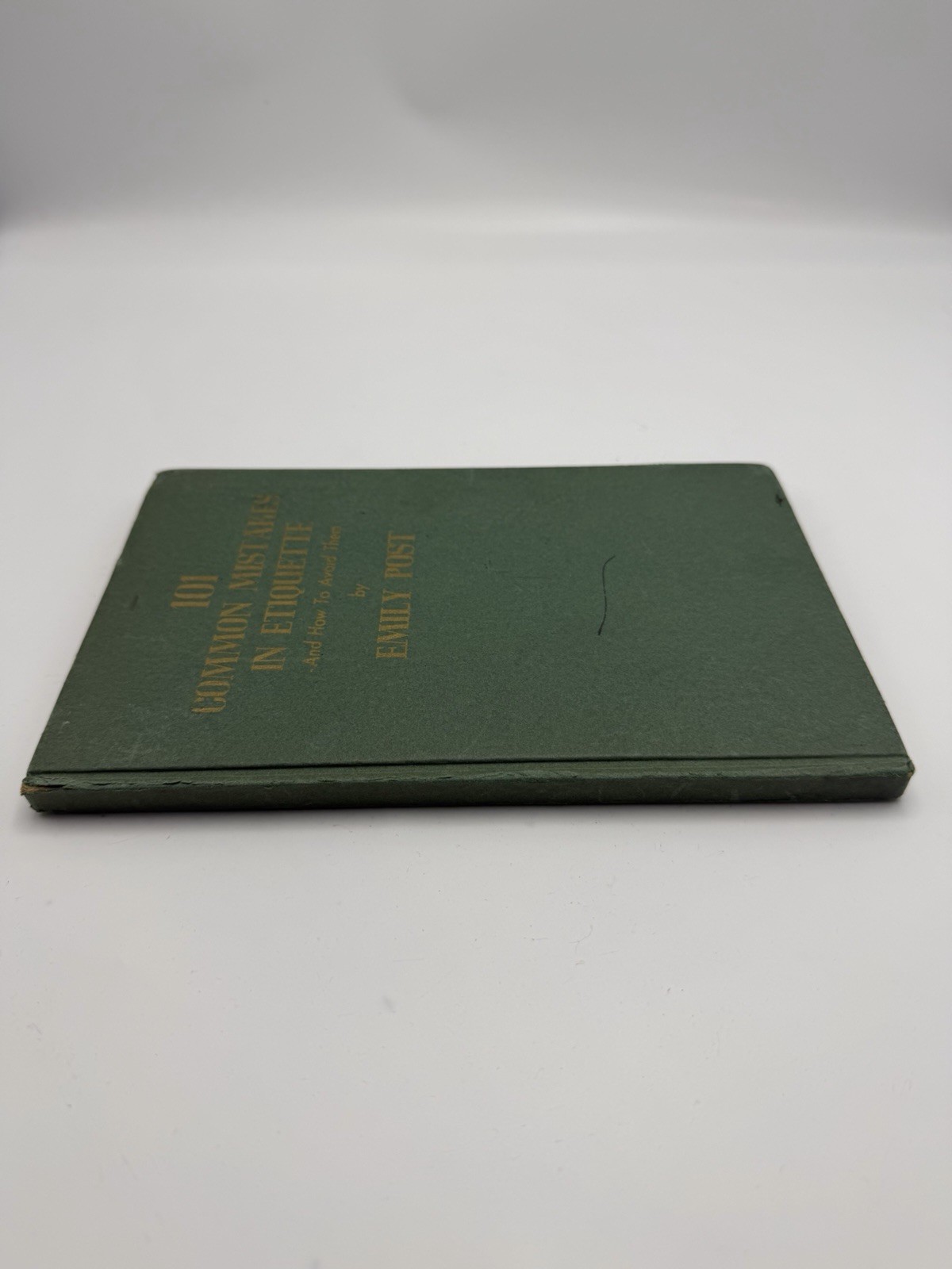 1939 Emily Post 101 Common Mistakes In Etiquette Hardcover A D Steinbach Book