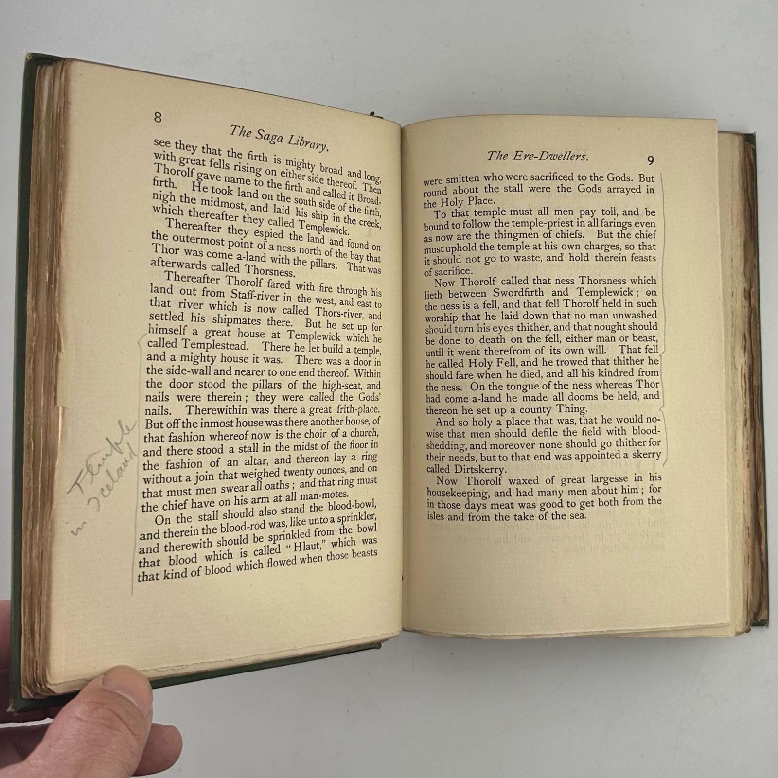 1892 Story of the Ere-Dwellers William Morris Eyrbyggja Saga Library Icelandic