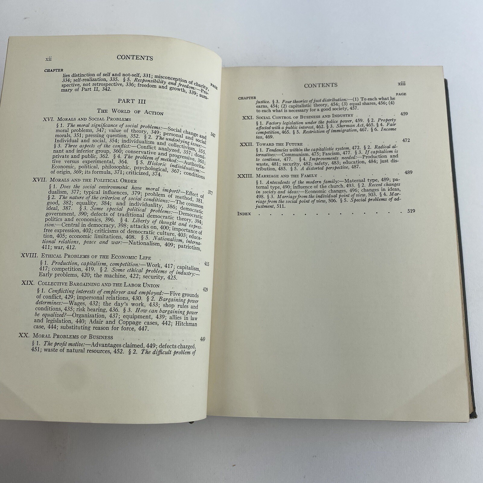 Vintage Book Ethics 1932 John Dewey James Tufts History Politics Morality Etc
