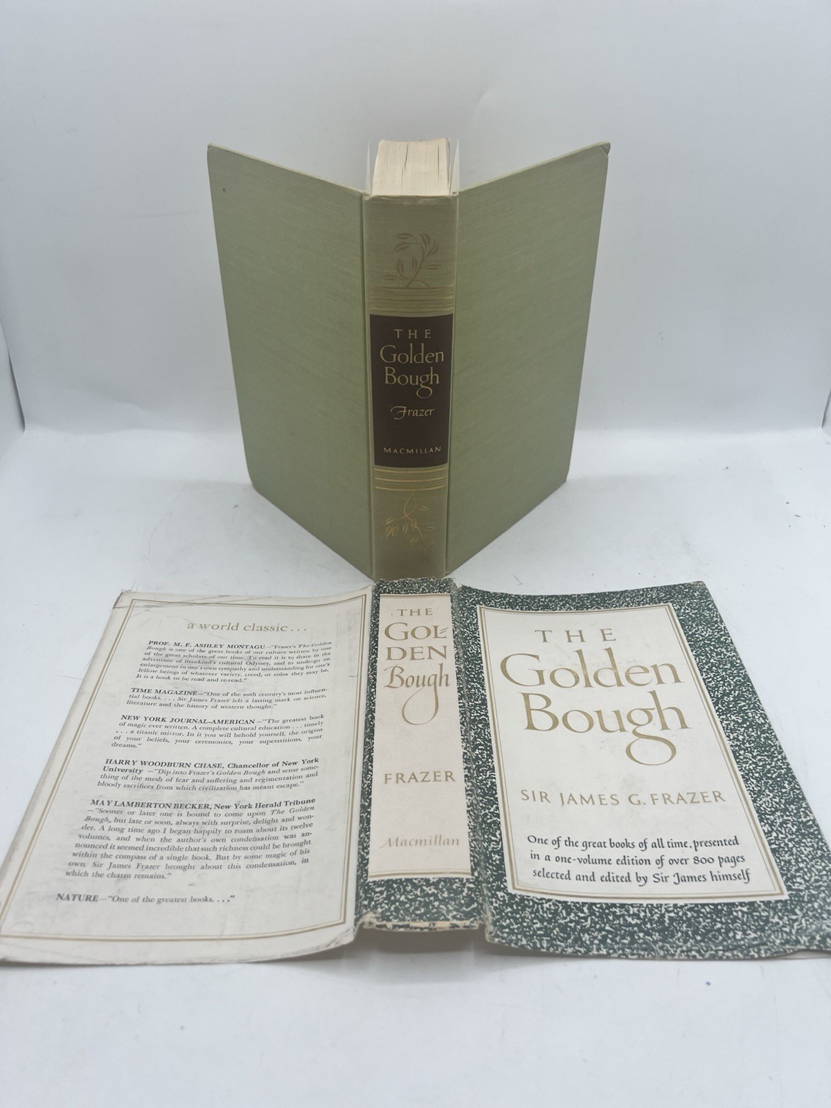 The Golden Bough A Study in Magic and Religion James George Frazer 1951 HC Book