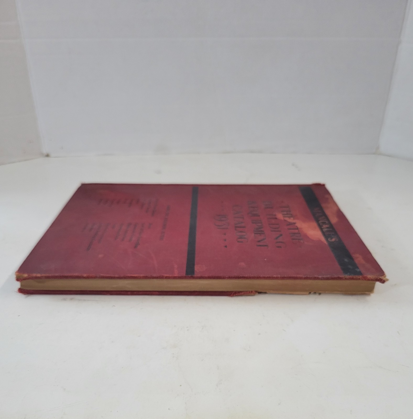 Mancall’s Theatre Building and Equipment Catalog 1931 Vintage Book F.A. Mancall