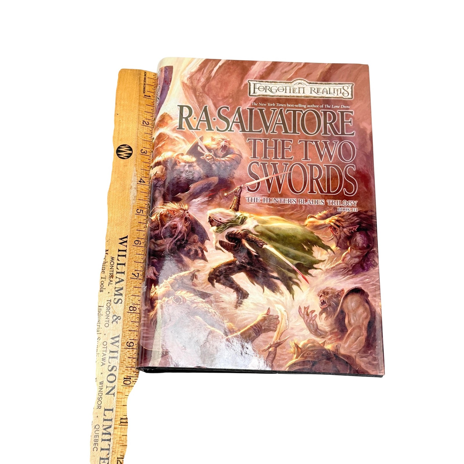 The Two Swords Book HC DJ First Edition R.A. Salvatore Forgotten Realms