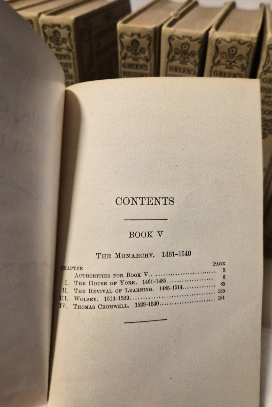 Green’s History of the English People 1-10: Funk & Wagnalls Good (see photos:)