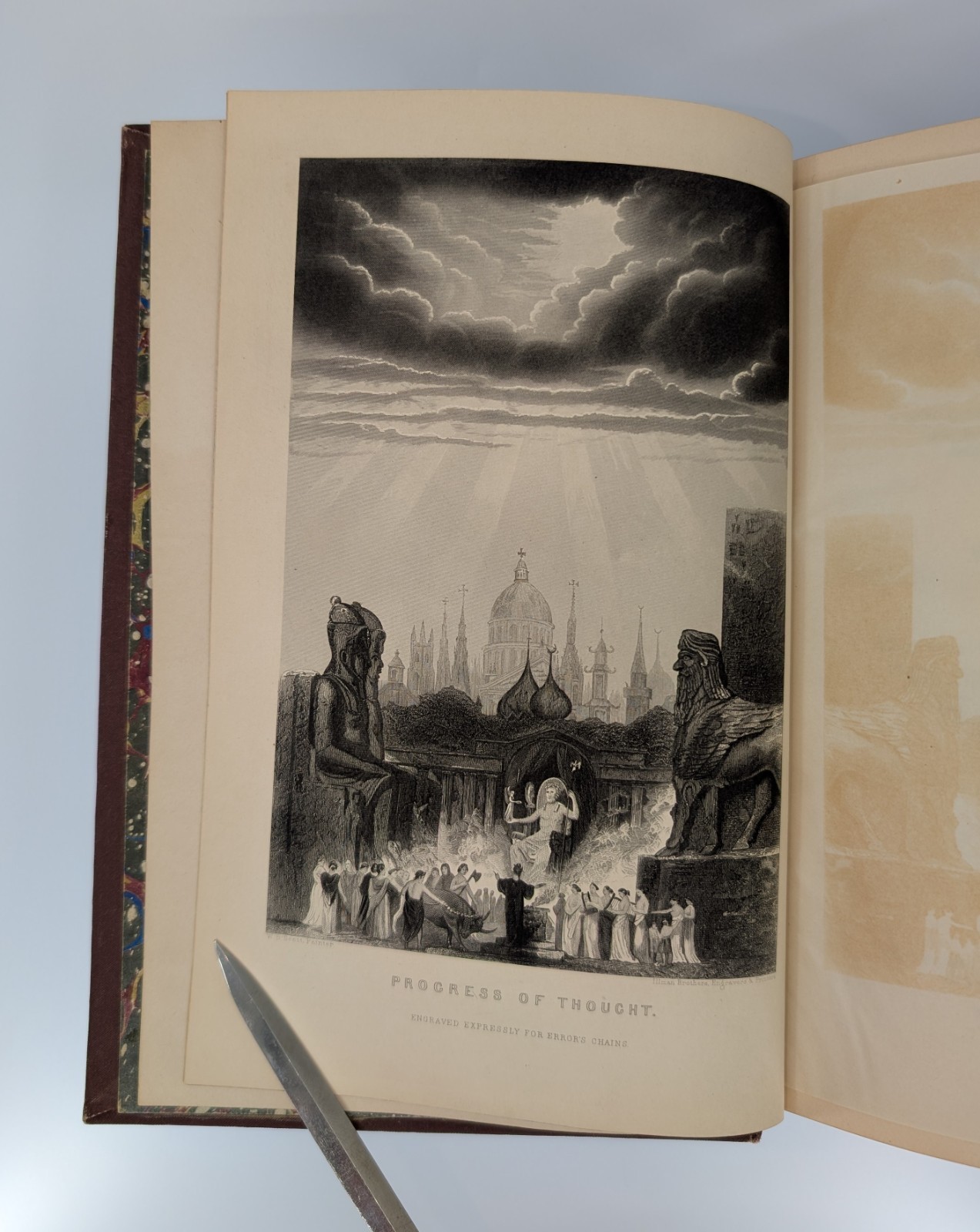 Error’s Chains: How Forged and Broken 1884 Antique Victorian Occult History Book
