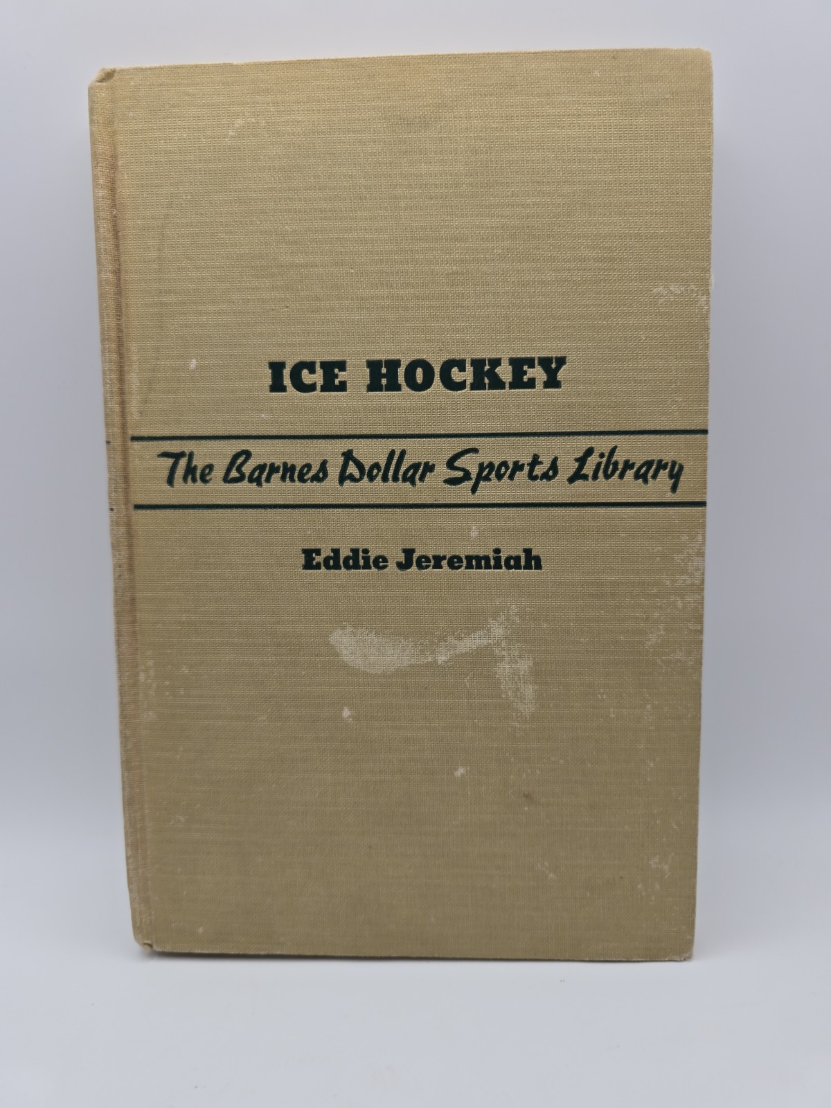Vintage 1942 Book Ice Hockey by Eddie Jeremiah
