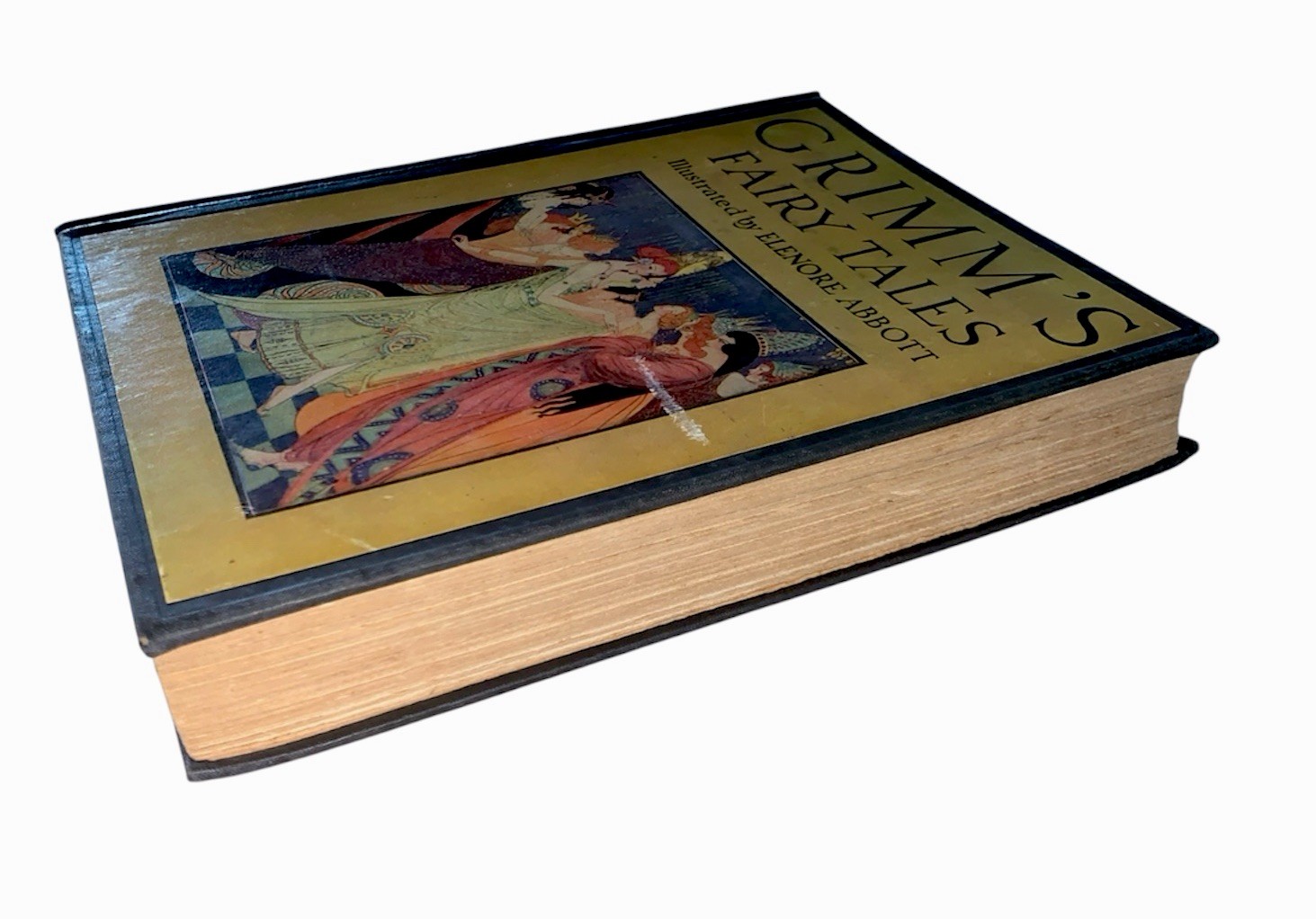 ” GRIMM’S FAIRY TALES ” 1942 HC/ELENORE ABBOTT ILLUSTRATIONS