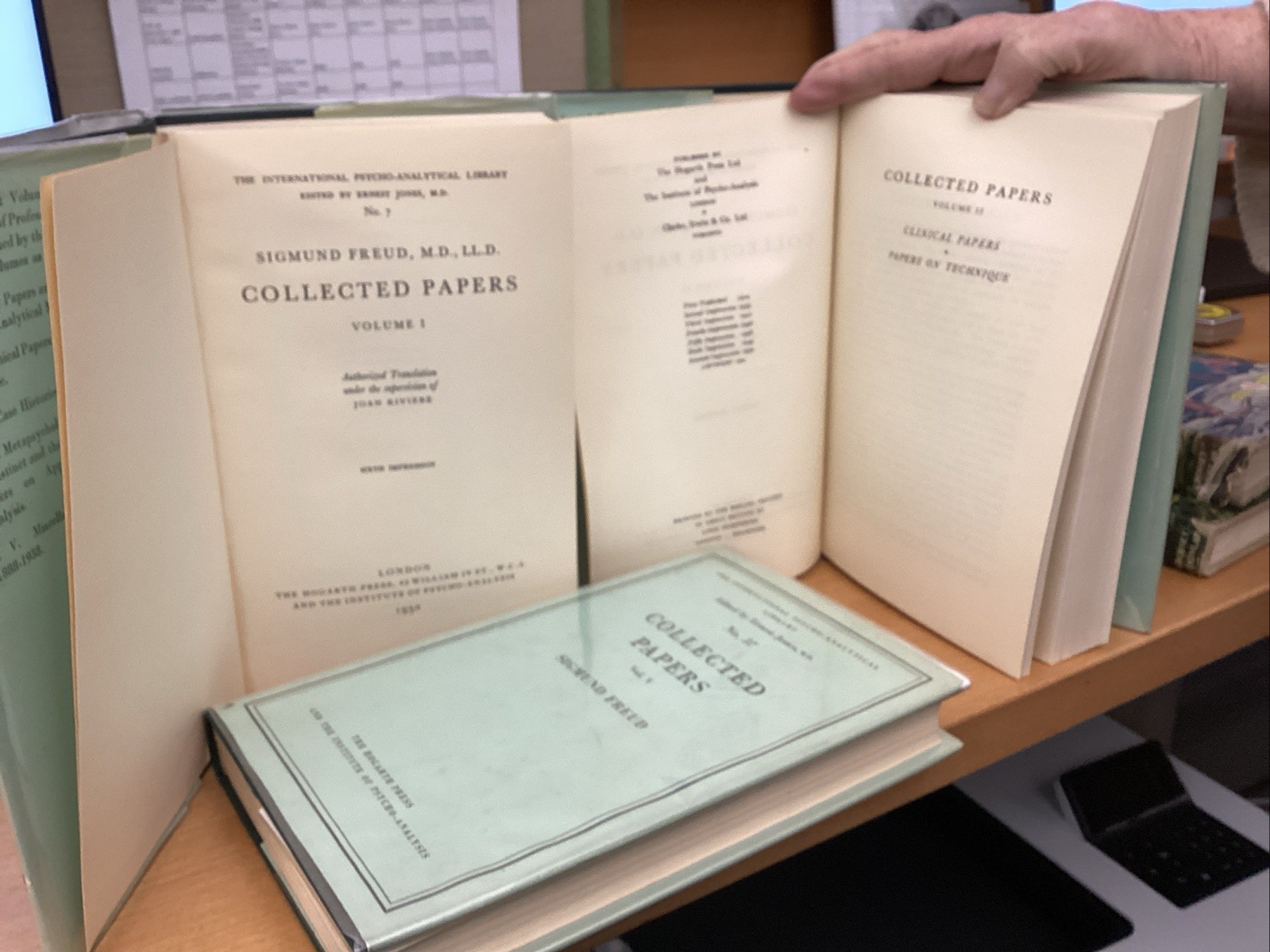 Sigmund Freud / Collected Papers, Volumes I,2 &4,5 1950 Hogarth Press