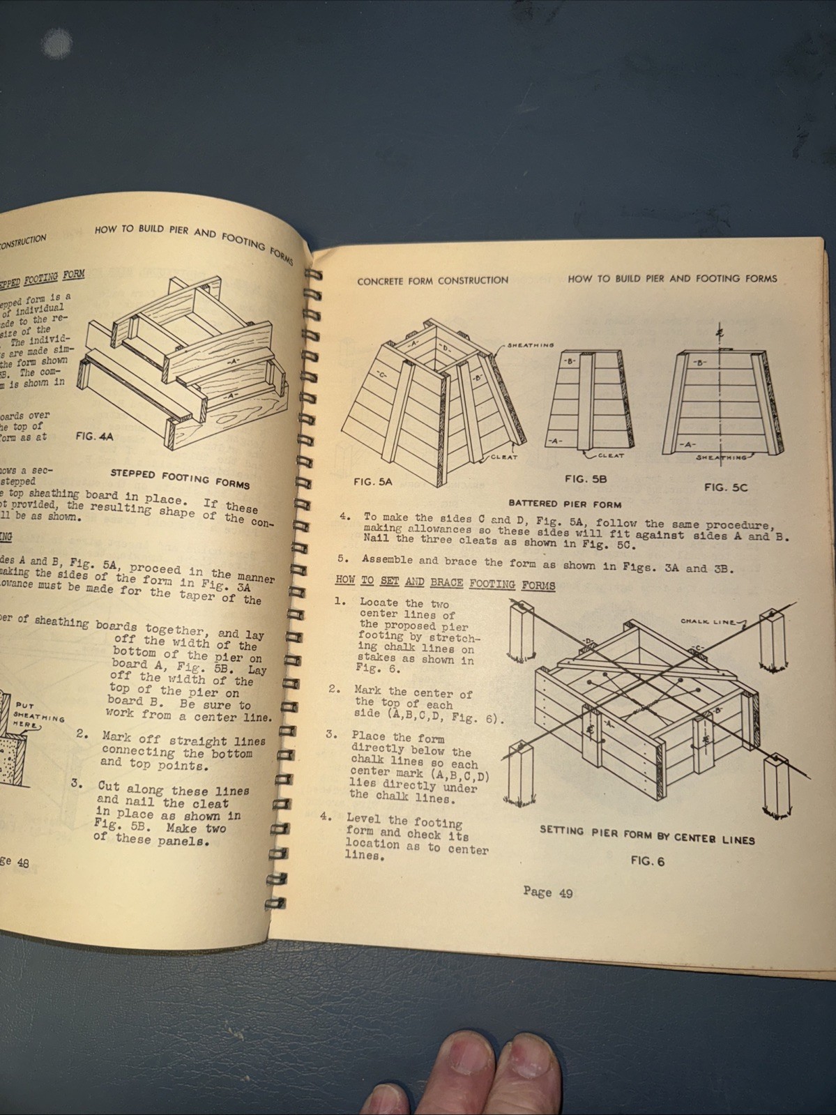 1946 Construction Books Interior & Exterior Trim Framing Sheathing Concrete Form