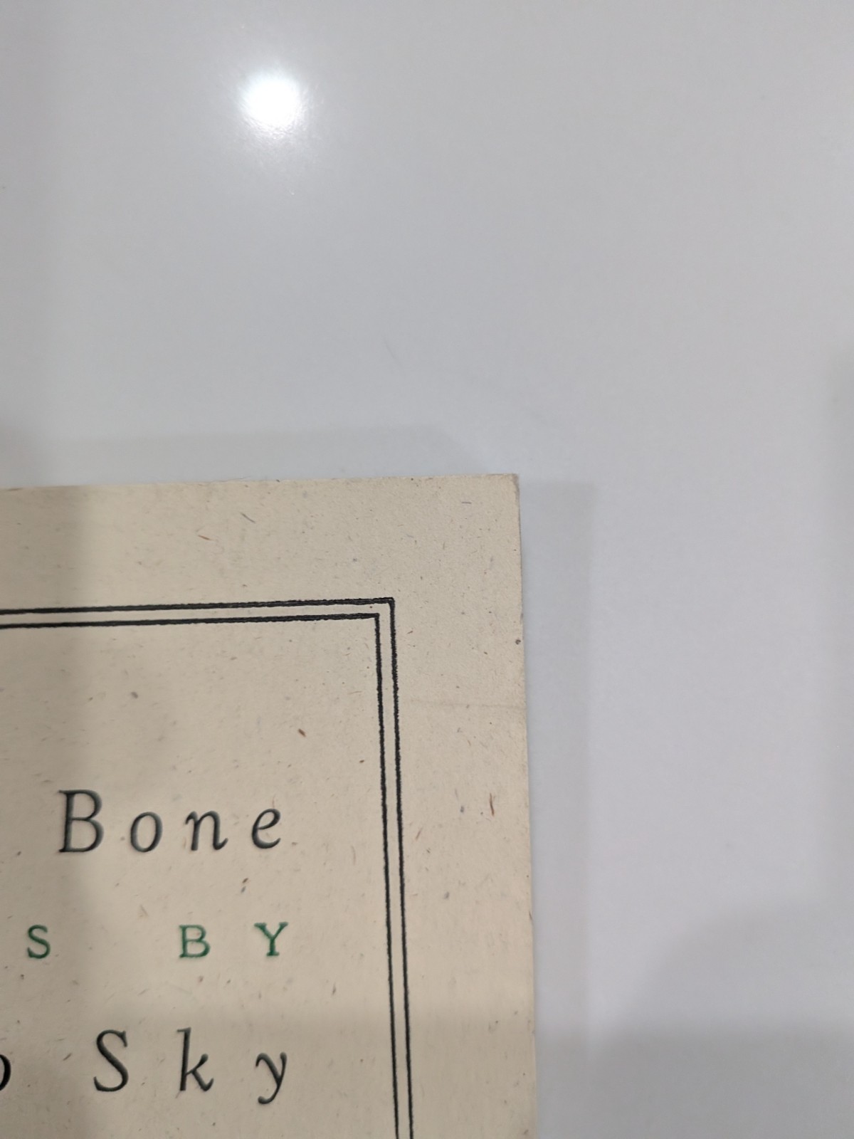 Spirit Bone Poems – Gino Sky | 1991 | Limberlost Press| 1st Edition – SIGNED