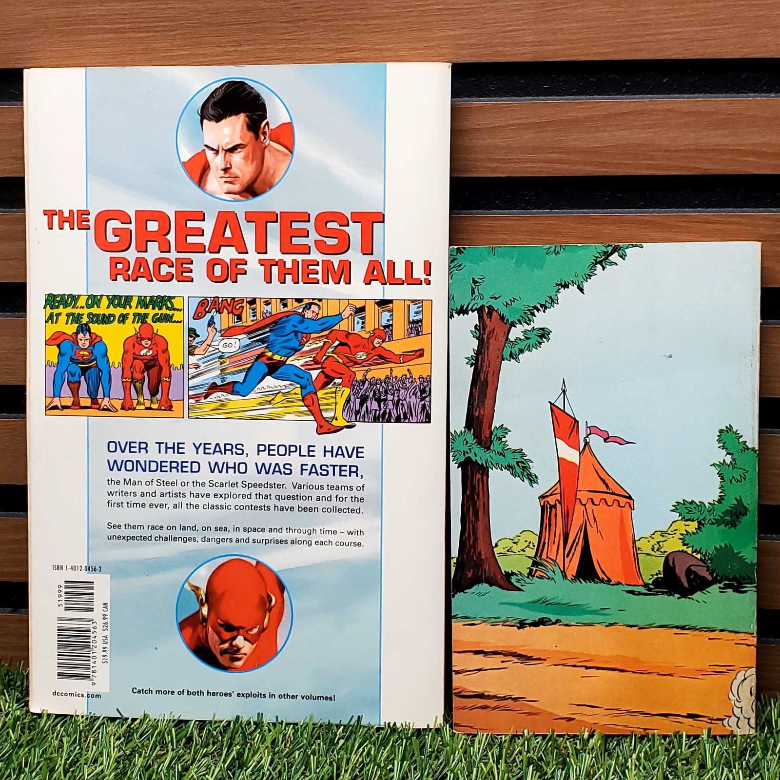 (2) Vintage Superman Books – Smashes The Secret Of Mad Director & VS The Flash