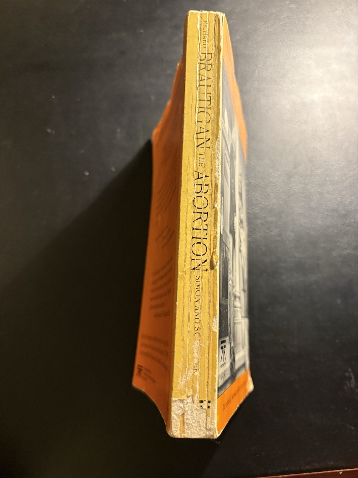 Richard Brautigan The Abortion 1971 Touchstone PB Vintage Counterculture Novel