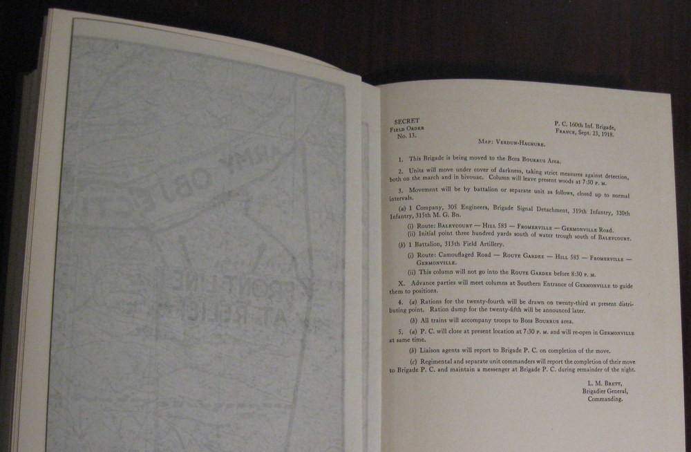 320th Infantry, 80th Division Unit History World War I Book With Maps