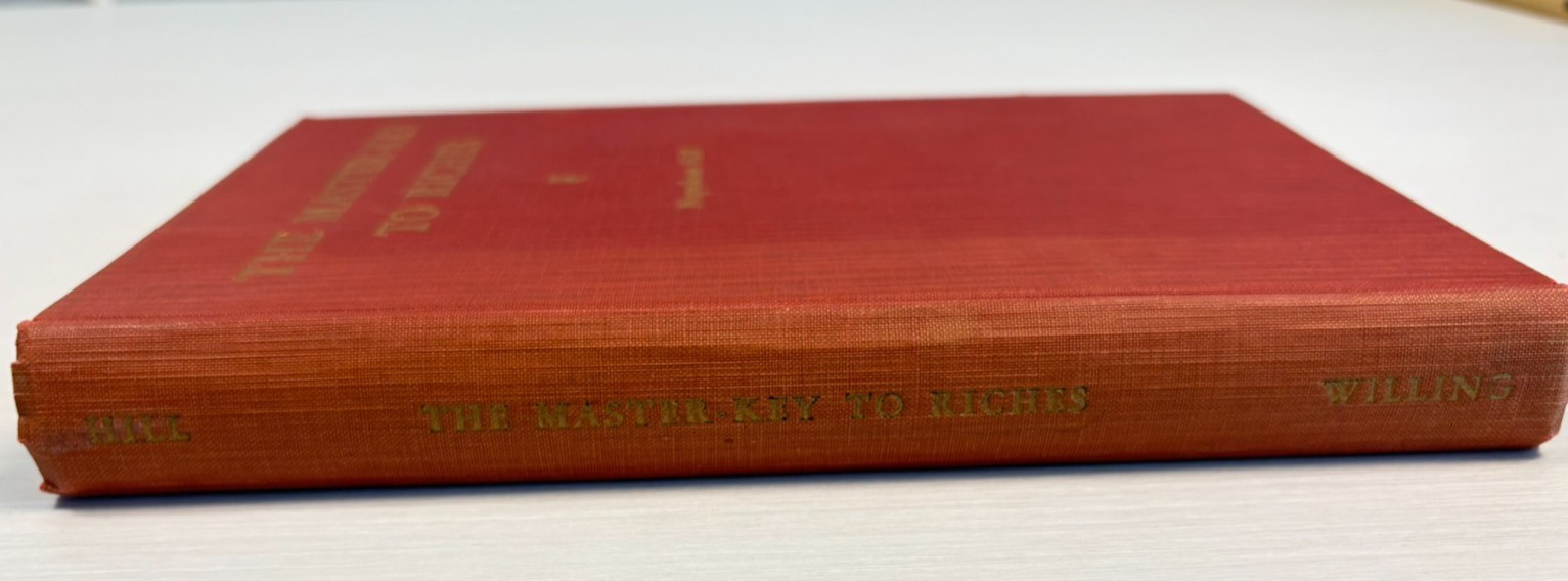 Master Key to Riches Napoleon Hill 1945 First Edition SIGNED Bookplate Willing