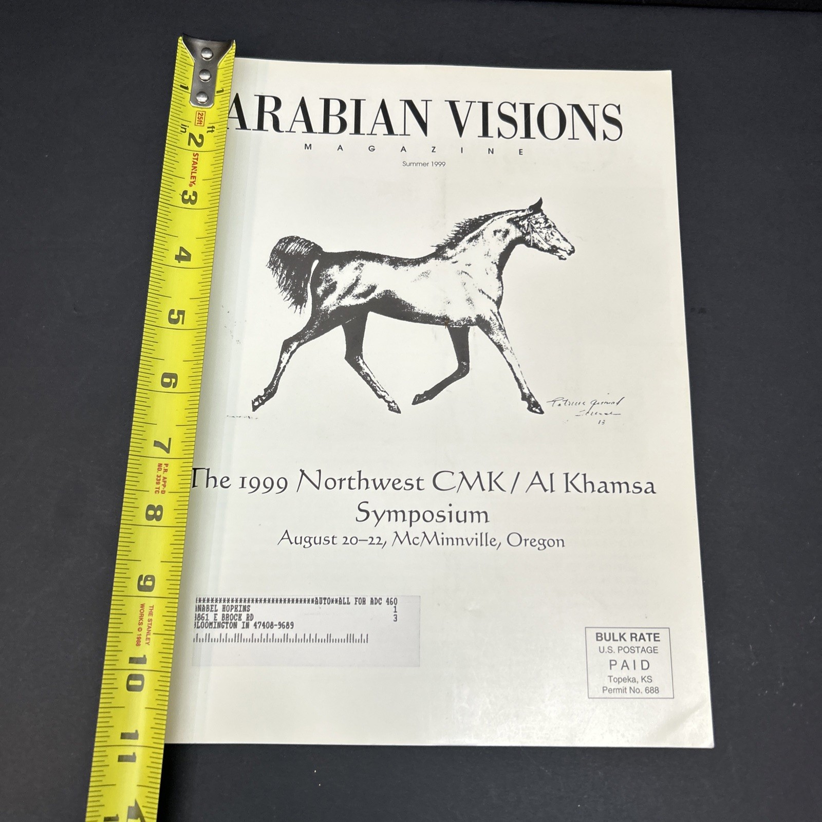 Arabian Visions Magazine Horse Summer 1999 Vintage Northwest CMK AL Khamsa